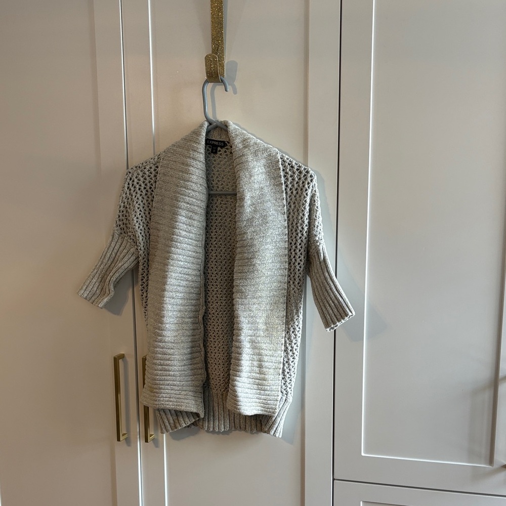 Express Y2K knit shrug cardigan